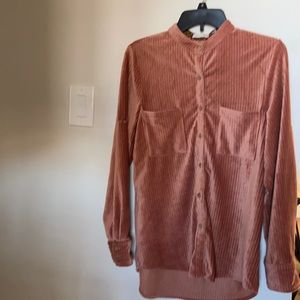 Roolee Velvet Button Down Shirt